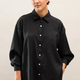 Camisa Laurel Cupro Negro