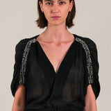 Blusa Ana María - Negra