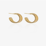 Small Thin Wicker Hoop Earrings CJ87