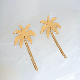 Palm tree earrings